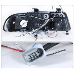 Professional Auto Parts Store -Professional Auto Parts Store 00 01 audi a4 euro style halo projector headlights black 194
