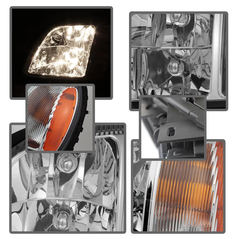 00-03 Cadillac Deville OEM Style Replacement Headlights - Driver Side 8 00-03 Cadillac Deville OEM Style Replacement Headlights - Driver Side - Image 6