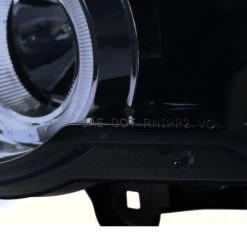 01-03 BMW E53 X5 [Halogen Model] Angel Eye Halo Projector Headlights - Gloss Black -Professional Auto Parts Store 01 03 bmw e53 x5 halogen model angel eye halo projector headlights gloss black 110