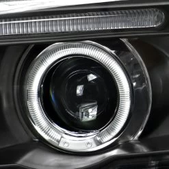 HID Combo 00-03 BMW X5 E53 Angel Eye Halo LED Projector Headlights - Black 13 HID Combo 00-03 BMW X5 E53 Angel Eye Halo LED Projector Headlights - Black -Professional Auto Parts Store 01 03 bmw x5 e53 dual halo led projector headlights black clear 119