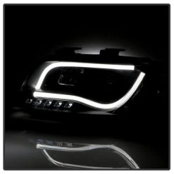 02-04 Audi A6 S6 LED DRL Light-Tube Projector Headlights - Black 14 02-04 Audi A6 S6 LED DRL Light-Tube Projector Headlights - Black -Professional Auto Parts Store 02 04 audi a6 s6 led drl light tube projector headlights black 27