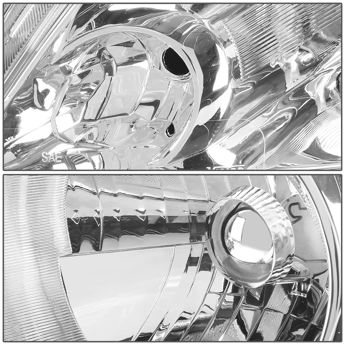 02-04 Honda CR-V Headlight Assembly (Driver & Passenger Side) 6 02-04 Honda CR-V Headlight Assembly (Driver & Passenger Side) - Image 4