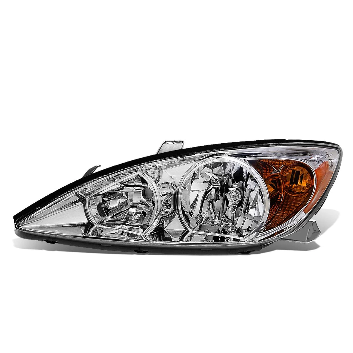 02-04 Toyota Camry LH Left Side OE Style Headlight Lamp Replacement Chrome 4 02-04 Toyota Camry LH Left Side OE Style Headlight Lamp Replacement Chrome - Image 2