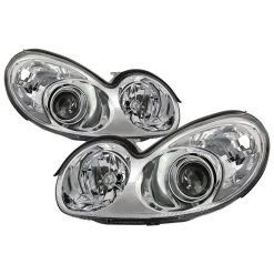 02-05 Hyundai Sonata OE-Style Replacement Headlights - Chrome