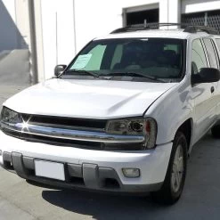 02-09 Chevy Trailblazer SMD LED DRL Chrome Smoke Projector Headlights -Professional Auto Parts Store 02 09 chevy trailblazer smd led drl chrome smoke projector headlights 111