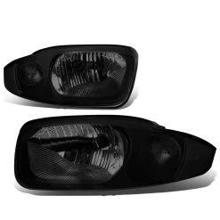 03-05 Chevy Cavalier OE-Style Replacement Headlights - Smoked / Clear