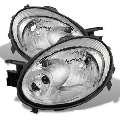 03-05 Dodge Neon OEM Style Replacement Headlights - Chrome