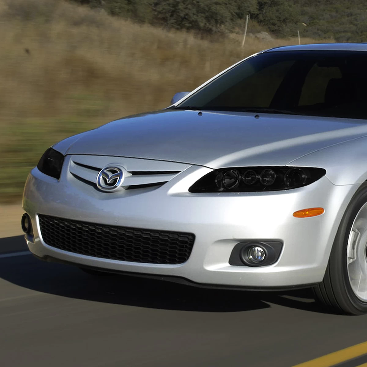 03-05 Mazda 6 Factory Style Replacement Headlights - Smoked / Clear 11 03-05 Mazda 6 Factory Style Replacement Headlights - Smoked / Clear - Image 9