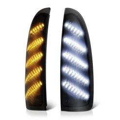 03-07 Ford Super Duty F250 F350 F450 F550 Switchback LED Side Mirror Lights - Smoked