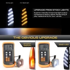 03-07 Ford Super Duty F250 F350 F450 F550 Switchback LED Side Mirror Lights - Smoked -Professional Auto Parts Store 03 07 ford super duty f250 f350 f450 f550 switchback led side mirror lights smoked 19