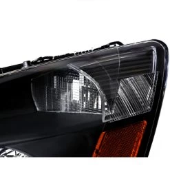 03-07 Honda Accord [Rretro Style] Projector Headlights - Black -Professional Auto Parts Store 03 07 honda accord rretro style projector headlights black 118