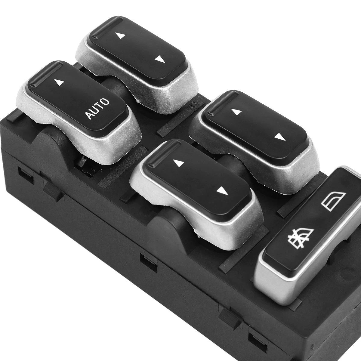 03-08 Lincoln Town Car Black Factory Style Driver Side Master Power Window Lifter Switch 4 03-08 Lincoln Town Car Black Factory Style Driver Side Master Power Window Lifter Switch - Image 2