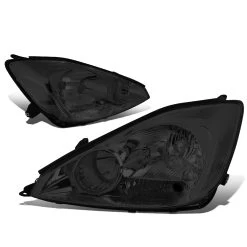 04-05 Toyota Sienna [Halogen Type] OE-Style Replacement Headlights - Smoked Clear -Professional Auto Parts Store 04 05 toyota sienna halogen type oe style replacement headlights smoked clear 100