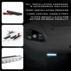 2004-2006 Chevy Aveo Angel Eye Halo & LED DRL Projector Headlights - Black 19 2004-2006 Chevy Aveo Angel Eye Halo & LED DRL Projector Headlights - Black -Professional Auto Parts Store 04 08 chevy aveo 5dr projector headlights black clear also fits 04 06 aveo 4dr sedan 214