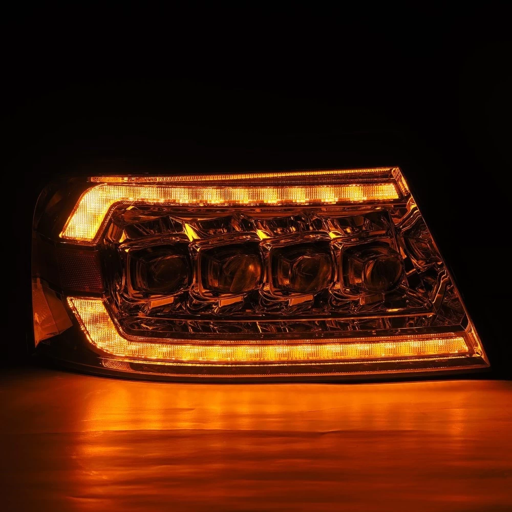 04-08 Ford F150 / 06-08 Lincoln Mark LT NOVA-Series LED Projector Headlights Chrome 7 04-08 Ford F150 / 06-08 Lincoln Mark LT NOVA-Series LED Projector Headlights Chrome - Image 5