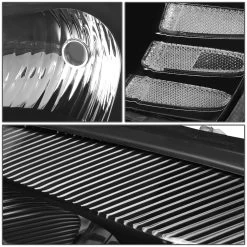 04-08 Pontiac Grand Prix Replacement Headlights - Black / Clear 13 04-08 Pontiac Grand Prix Replacement Headlights - Black / Clear -Professional Auto Parts Store 04 08 pontiac grand prix replacement headlights black clear 64