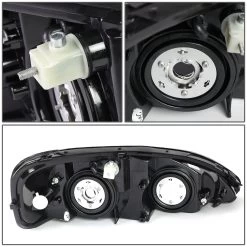 04-08 Pontiac Grand Prix Replacement Headlights - Black / Clear 14 04-08 Pontiac Grand Prix Replacement Headlights - Black / Clear -Professional Auto Parts Store 04 08 pontiac grand prix replacement headlights black clear 67