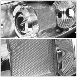 HID Combo 04-09 Mazda 3 4-Door Sedan Projector Headlights - Chrome / Clear -Professional Auto Parts Store 04 09 mazda 3 4 door sedan projector headlights chrome clear 127