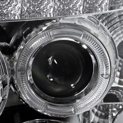 05-07 Ford Escape Angel Eye Halo & LED DRL Projector Headlights - Chrome -Professional Auto Parts Store 05 07 ford escape angel eye halo led drl projector headlights chrome 261