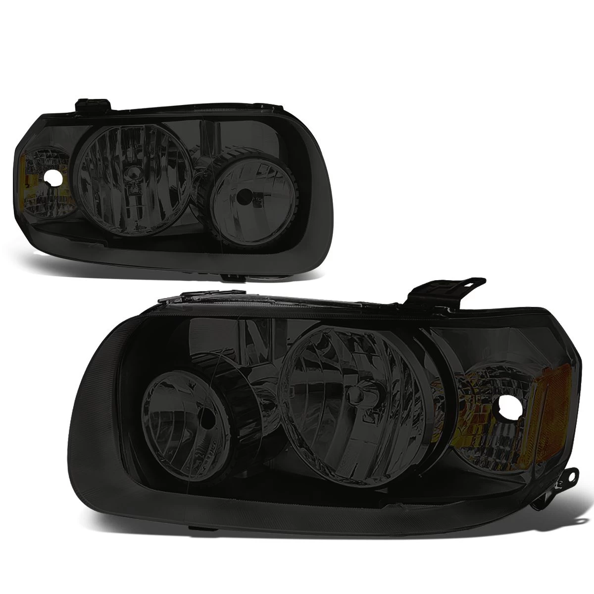 05-07 Ford Escape OE-Style Replacement Headlights - Smoked / Amber 3 05-07 Ford Escape OE-Style Replacement Headlights - Smoked / Amber