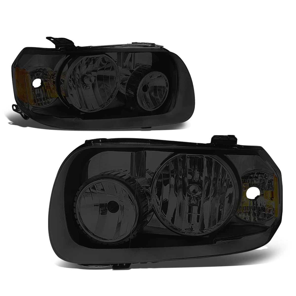 05-07 Ford Escape OE-Style Replacement Headlights - Smoked / Amber 5 05-07 Ford Escape OE-Style Replacement Headlights - Smoked / Amber - Image 3