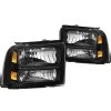 05-07 Ford F250 F350 Super Duty LED Crystal Headlights - Black 2 05-07 Ford F250 F350 Super Duty LED Crystal Headlights - Black -Professional Auto Parts Store 05 07 ford f250 f350 super duty led crystal headlights black 127