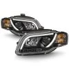 05-08 Audi A4 / S4 / RS4 [Halogen Model Only] LED DRL Light Tube Projector Headlights - Black -Professional Auto Parts Store 05 08 audi a4 s4 rs4 led drl light tube projector headlights black 135