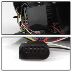 05-08 Audi A4 / S4 / RS4 [Halogen Model Only] LED DRL Light Tube Projector Headlights - Black -Professional Auto Parts Store 05 08 audi a4 s4 rs4 led drl light tube projector headlights black 147