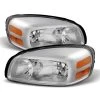 05-09 Chevy Uplander Crystal Replacement Headlights - Chrome 1 05-09 Chevy Uplander Crystal Replacement Headlights - Chrome -Professional Auto Parts Store 05 09 chevy uplander crystal replacement headlights chrome 121
