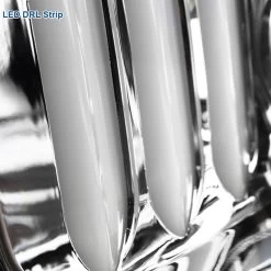 05-09 Ford Mustang LED DRL Tube Projector Headlights - Chrome -Professional Auto Parts Store 05 09 ford mustang led drl tube projector headlights chrome 121