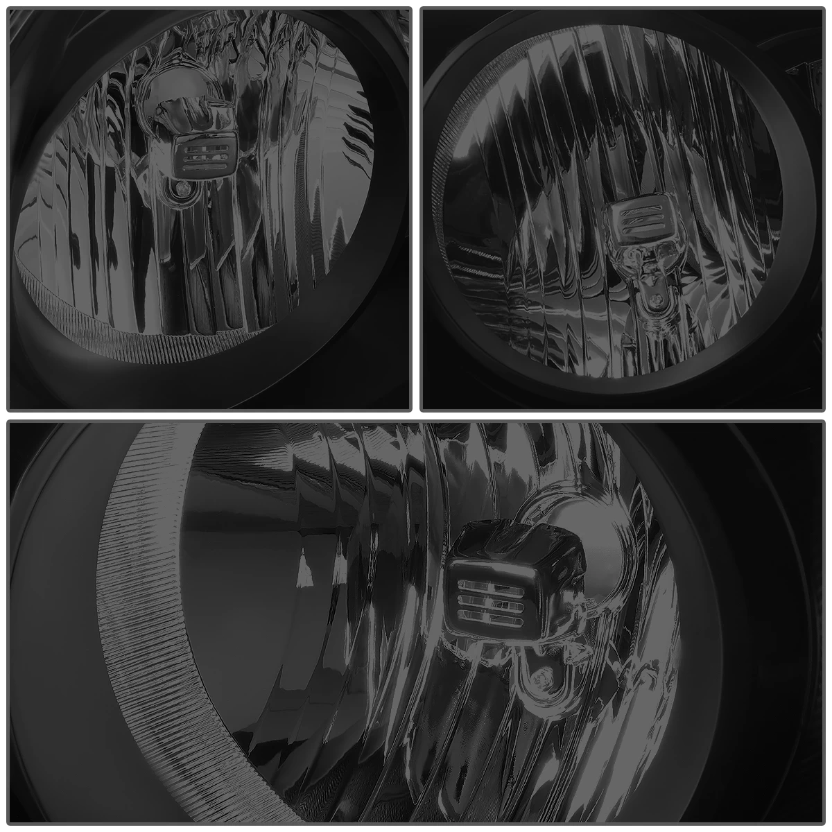 06-09 Dodge RAM Replacement Smoked Tinted Headlights - Black Smoked / Amber 7 06-09 Dodge RAM Replacement Smoked Tinted Headlights - Black Smoked / Amber - Image 5