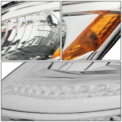 06-09 Toyota Prius [Halogen Model] OE-Style Replacement Headlights - Chrome / Amber -Professional Auto Parts Store 06 09 toyota prius halogen model oe style replacement headlights chrome amber 109