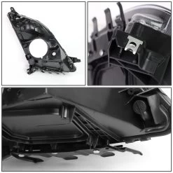 06-09 Toyota Prius [Halogen Model] OE-Style Replacement Headlights - Chrome / Amber -Professional Auto Parts Store 06 09 toyota prius halogen model oe style replacement headlights chrome amber 112