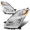 06-09 Toyota Prius [Halogen Model] OE-Style Replacement Headlights - Chrome / Amber -Professional Auto Parts Store 06 09 toyota prius halogen model oe style replacement headlights chrome amber 97