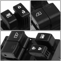 06-20 Nissan Frontier Ext Cab Driver Side Master Power Window Control Switch -Professional Auto Parts Store 06 20 nissan frontier ext cab driver side master power window control switch 70
