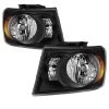 07-09 Dodge Durango OE-Style Replacement Headlights - Black -Professional Auto Parts Store 07 09 dodge durango oe style replacement headlights black 68