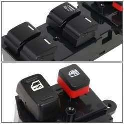 07-09 Honda Crv Cr-V Left Driver Side Master Power Window Control Switch 10 07-09 Honda Crv Cr-V Left Driver Side Master Power Window Control Switch -Professional Auto Parts Store 07 09 honda crv cr v left driver side master power window control switch 14