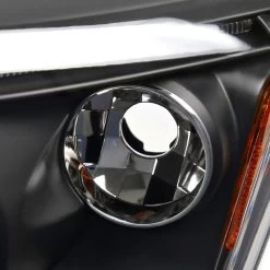 07-12 Dodge Caliber Angel Eye Halo & LED DRL Projector Headlights - Black -Professional Auto Parts Store 07 12 dodge caliber angel eye halo led drl projector headlights black 216