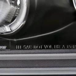 07-12 Dodge Caliber Angel Eye Halo & LED DRL Projector Headlights - Black -Professional Auto Parts Store 07 12 dodge caliber angel eye halo led drl projector headlights black 219