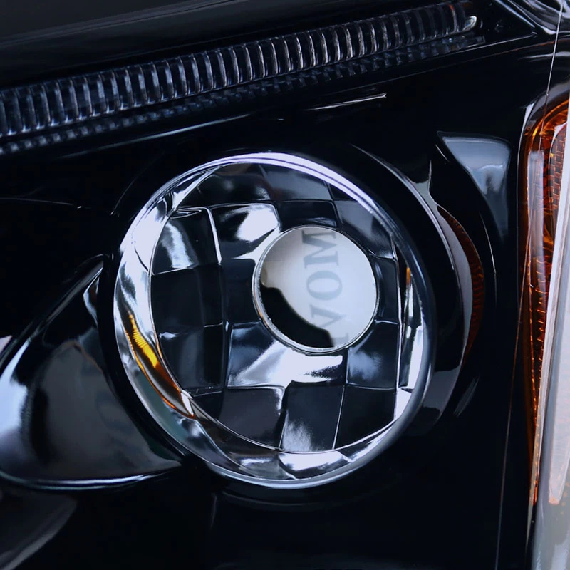 HID Combo 07-12 Dodge Caliber Angel Eye Halo & LED DRL Projector Headlights - Black 6 HID Combo 07-12 Dodge Caliber Angel Eye Halo & LED DRL Projector Headlights - Black - Image 4