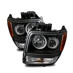 07-12 Dodge Nitro CCFL Halo Projector Headlights - Black