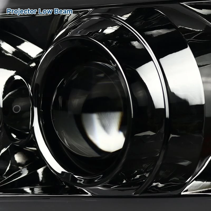 07-13 Chevy Avalanche Suburban Tahoe Smoke Tinted LED DRL Bar Projector Headlights 4 07-13 Chevy Avalanche Suburban Tahoe Smoke Tinted LED DRL Bar Projector Headlights - Image 2