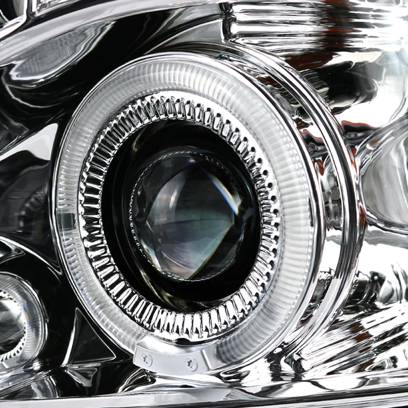 07-14 Chevy Suburban / Tahoe / Avalanche LED Halo Projector Headlights - Chrome 5 07-14 Chevy Suburban / Tahoe / Avalanche LED Halo Projector Headlights - Chrome - Image 3
