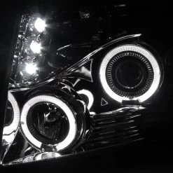 07-14 Chevy Suburban / Tahoe / Avalanche LED Halo Projector Headlights - Chrome 16 07-14 Chevy Suburban / Tahoe / Avalanche LED Halo Projector Headlights - Chrome -Professional Auto Parts Store 07 14 chevy suburban tahoe avalanche led halo projector headlights chrome 2lhp ava07 tm 229