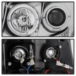 07-2014 Chevy Suburban / Tahoe / Avalanche Angel Eye Halo & LED Projector Headlights - Chrome -Professional Auto Parts Store 07 2014 chevy suburban tahoe avalanche angel eye halo led projector headlights chrome 213