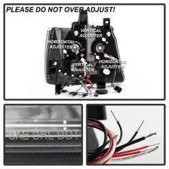 07-2014 Chevy Suburban / Tahoe / Avalanche Angel Eye Halo & LED Projector Headlights - Chrome -Professional Auto Parts Store 07 2014 chevy suburban tahoe avalanche angel eye halo led projector headlights chrome 219