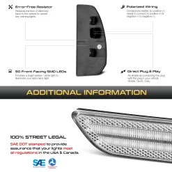 07-21 Toyota Tundra Sequential LED Side Mirror Lights - Clear Lens 15 07-21 Toyota Tundra Sequential LED Side Mirror Lights - Clear Lens -Professional Auto Parts Store 07 21 toyota tundra sequential led side mirror lights clear lens 25