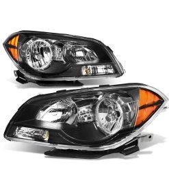 08-12 Chevy Malibu Headlight Assembly (Driver & Passenger Side) - Black