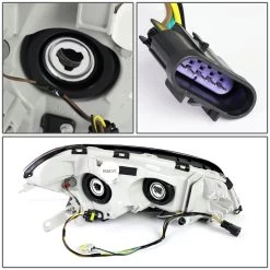 08-12 Chevy Malibu Headlight Assembly (Driver & Passenger Side) - Black 13 08-12 Chevy Malibu Headlight Assembly (Driver & Passenger Side) - Black -Professional Auto Parts Store 08 12 chevy malibu headlight assembly driver passenger side black 117