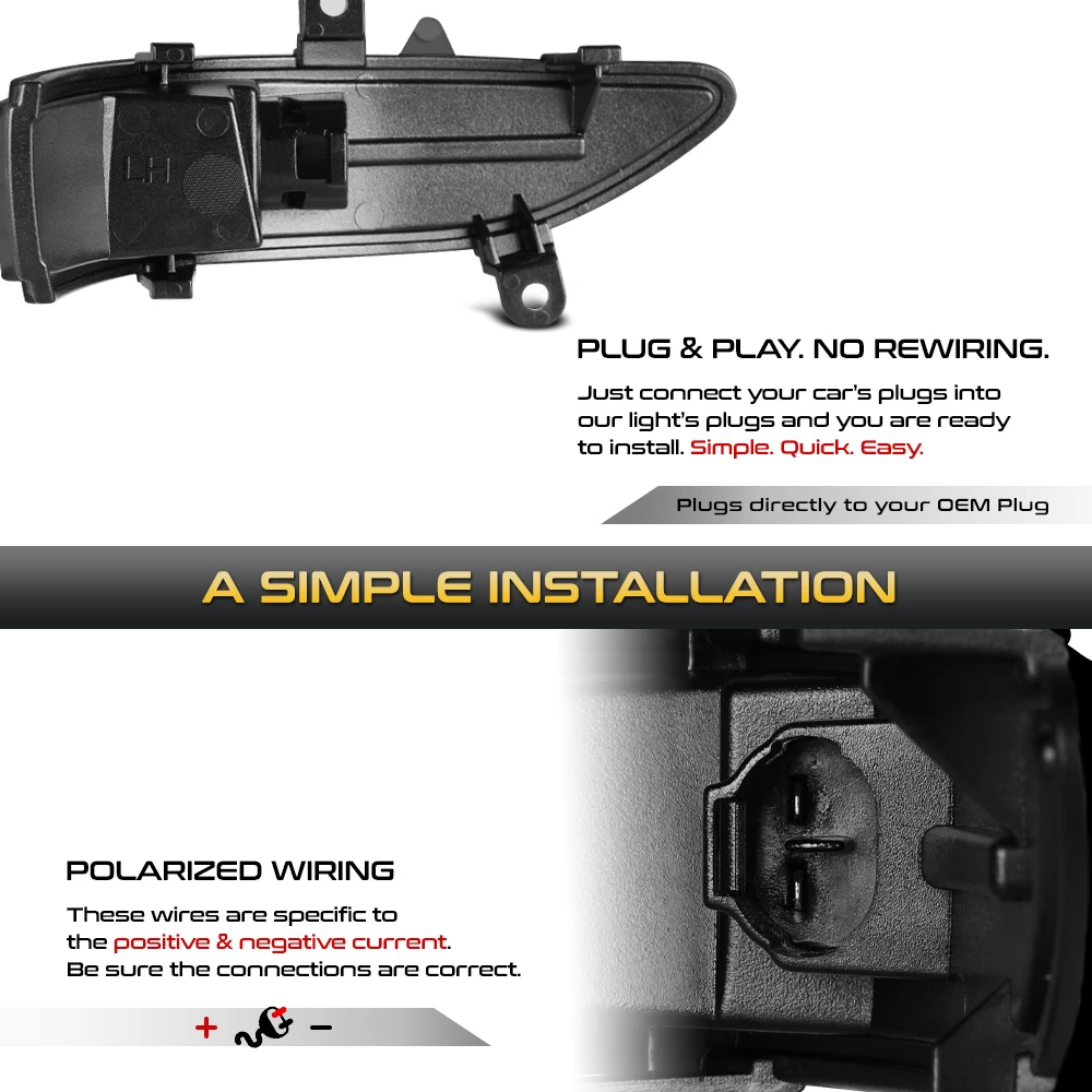 08-14 Subaru Tribeca / Outback Sequential LED Side Mirror Lights - Smoked 7 08-14 Subaru Tribeca / Outback Sequential LED Side Mirror Lights - Smoked - Image 5